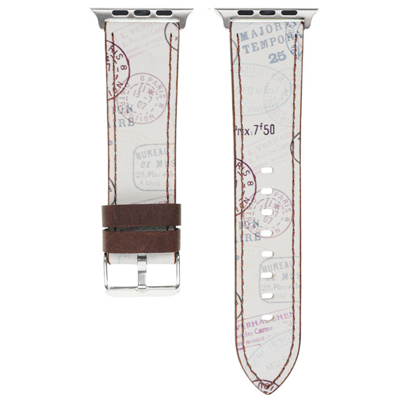 Fashion Creative Print Chinese Style Leather Strap