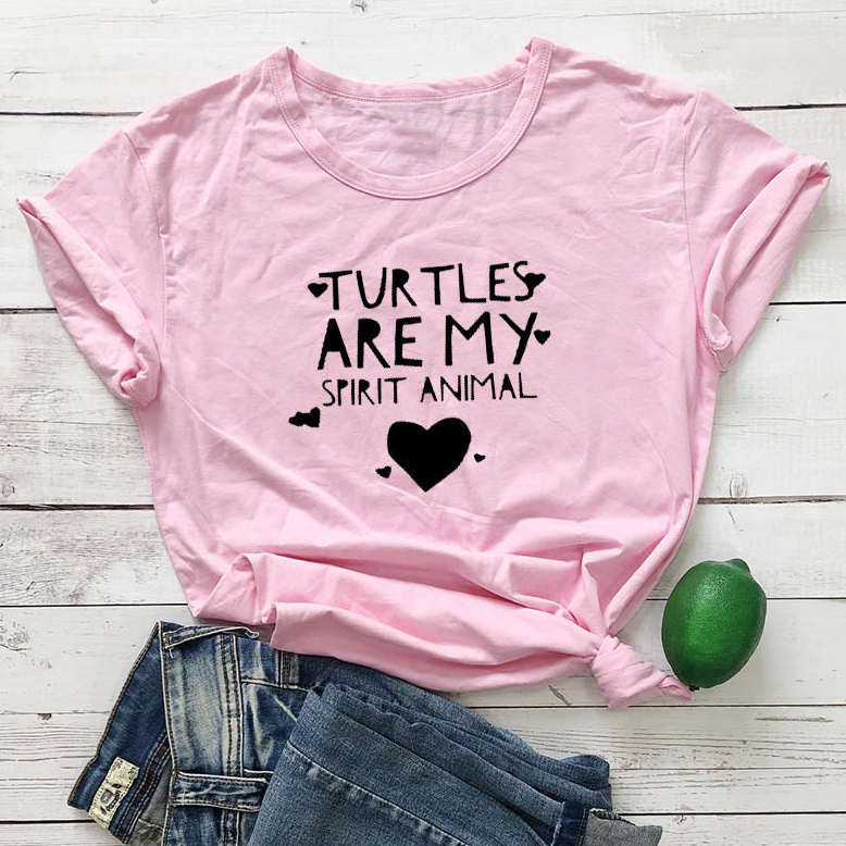 European And American Digital Printing Casual Round Neck T-shirt
