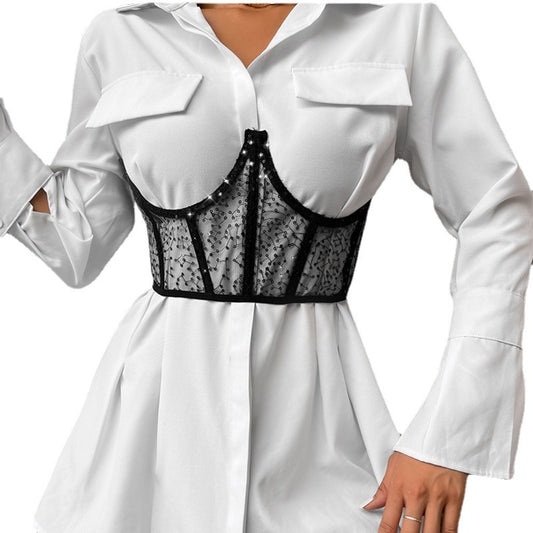 European And American Straps Small Vest Waistband For Commuting