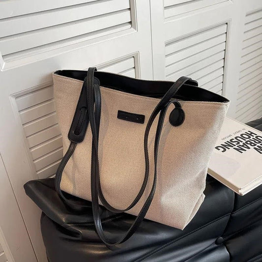 Versatile Canvas Bag Commuting One Shoulder Simplicity