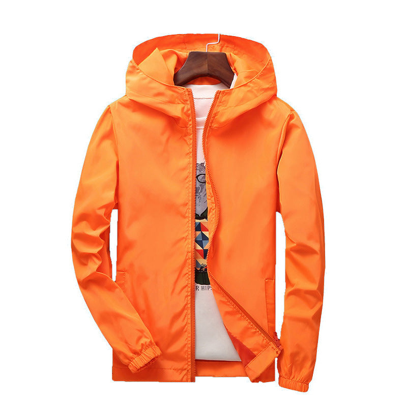 Hooded Regular Men's And Women's Zipper And Pocket Casual Jacket