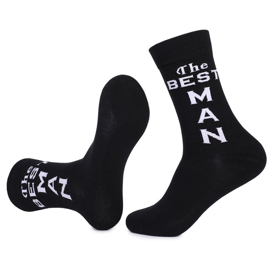 Fashion Christmas Cotton Mid-calf Letter Socks