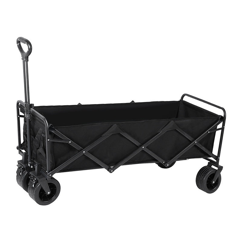 Lengthened Large Capacity 1 M 3 Camper Night Market Stall Car Folding Outdoor Trolley