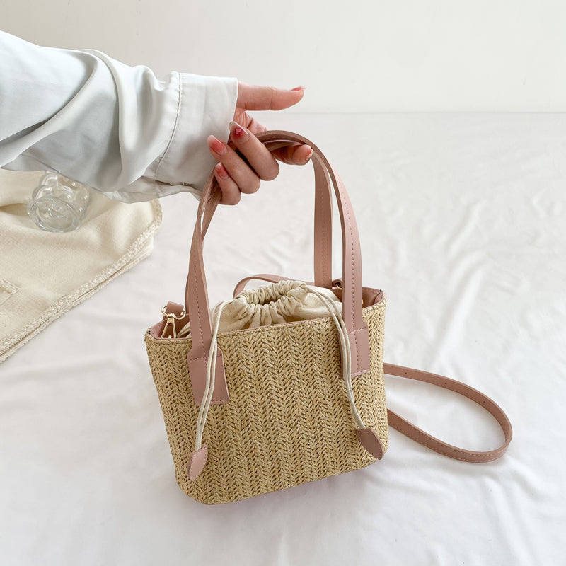 French Fashion Leisure Vacation Straw Woven Bag