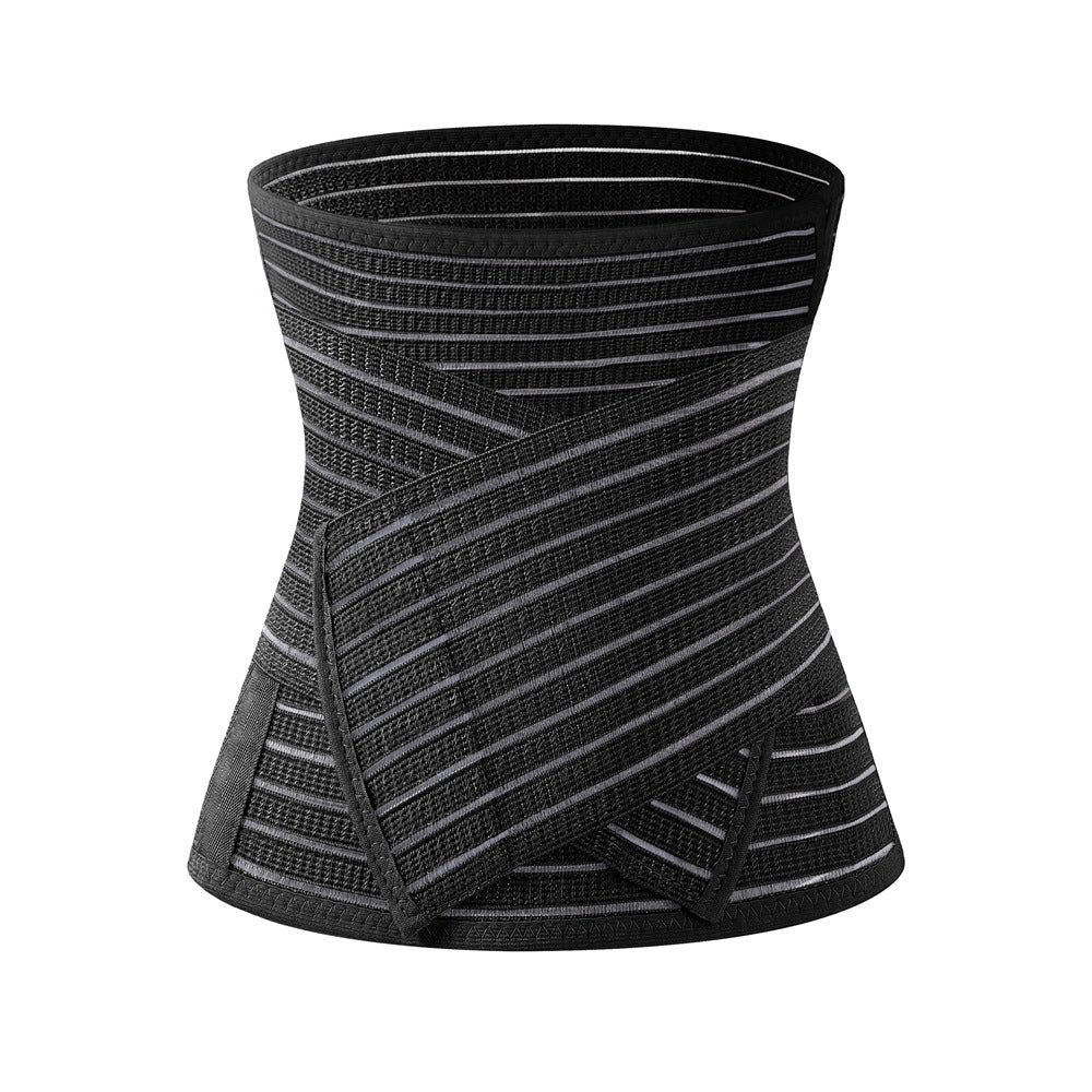 Bamboo Charcoal Fiber Powerful Belly Band Breathable Waist Shaping Belt Women