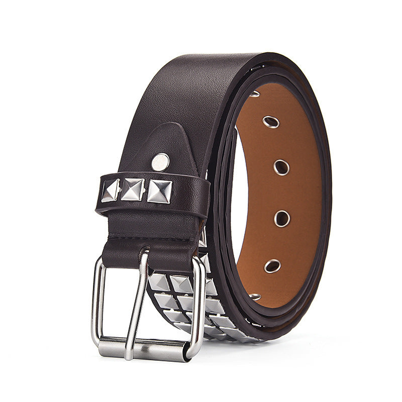 Men's And Women's Punk Hardware Jeans Belt