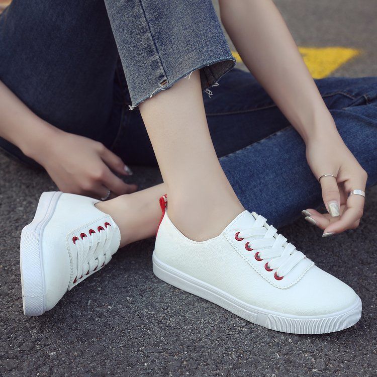 Canvas White Shoes Casual Sneakers