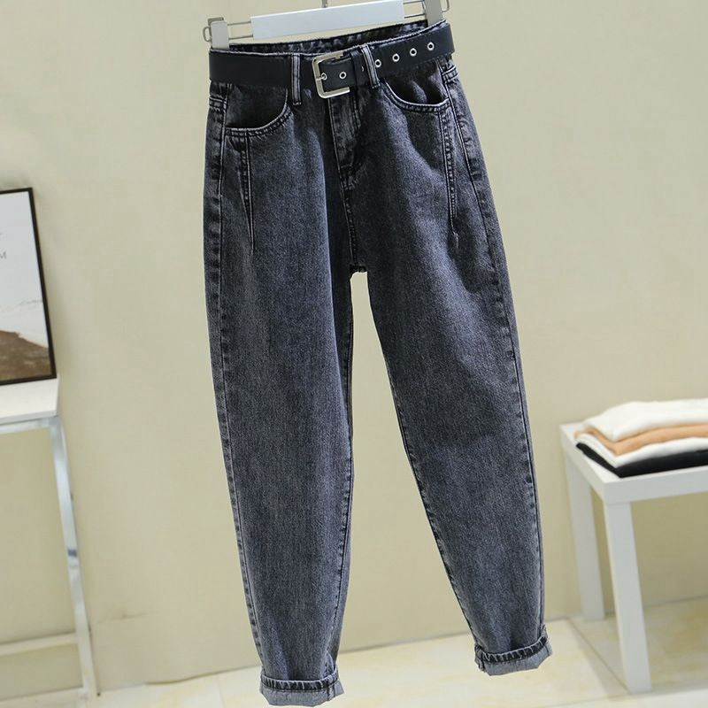 Women's Loose High Waist Slim Harem Daddy Pants