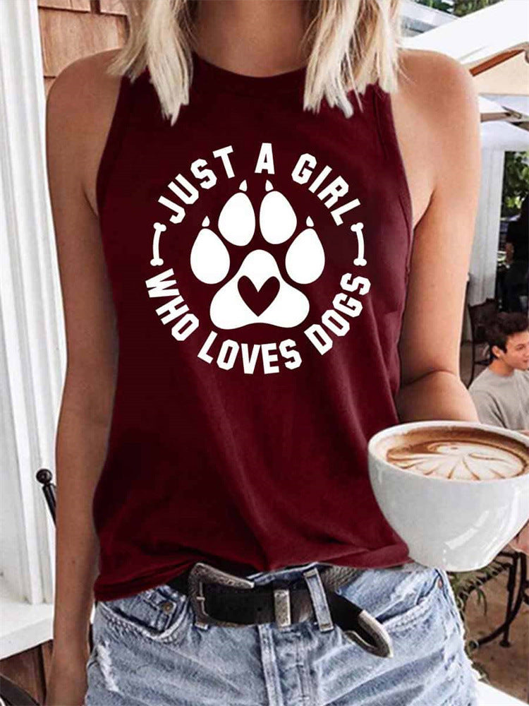 Summer Women's Fruit 3D Printed Casual Sleeveless Vest