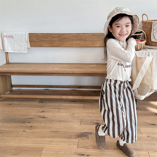 Children Striped Harem Pants Boys And Girls