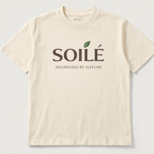 Heavy-duty Pure Cotton Round-neck T-shirt