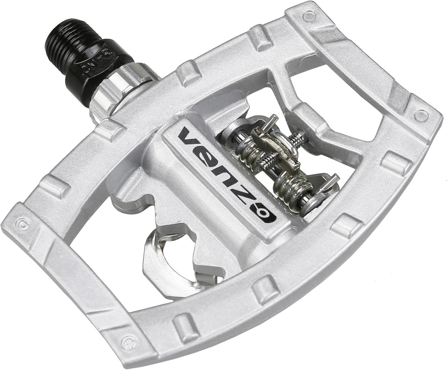 Dual Function Platform Multi-Use Compatible with Shimano SPD Mountain Bike Bicycle Sealed Clipless Pedals - Dual Platform Multi-Purpose - Great for Touring, Road, Trekking Bikes