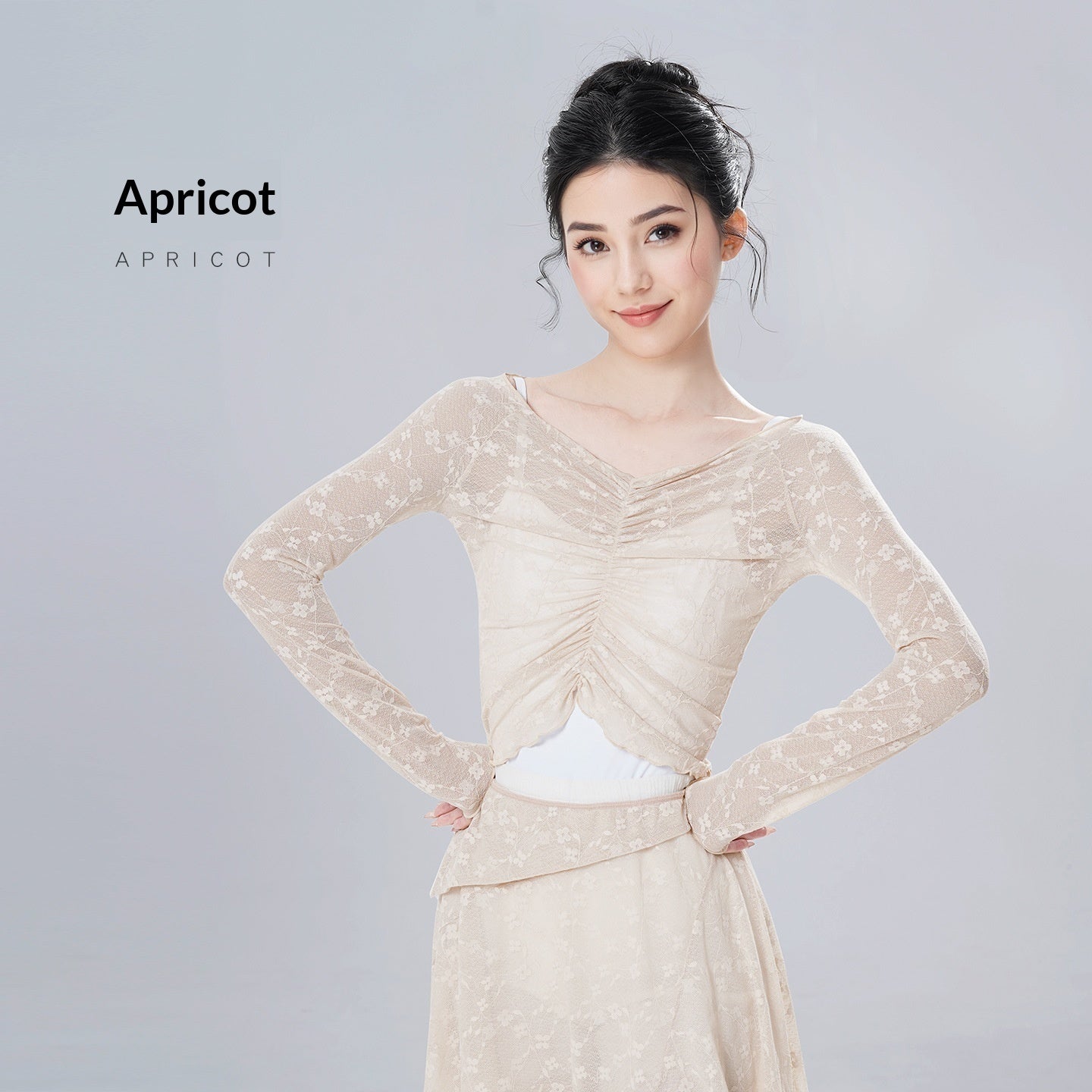 Ballet Long-sleeve Off-shoulder Outerwear Practice Suit Bodywear Set