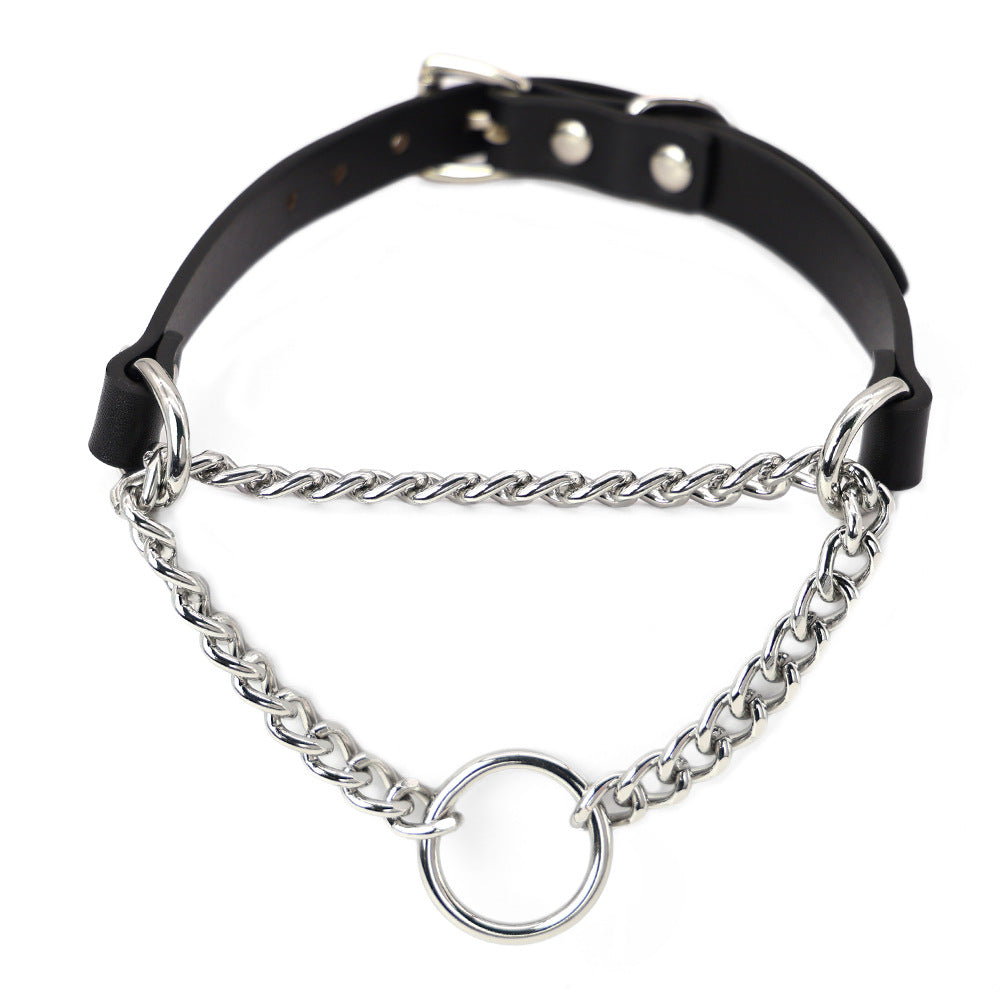 Tightening Collar Tightening Chain Punk Jewelry Black Cool Sub-culture