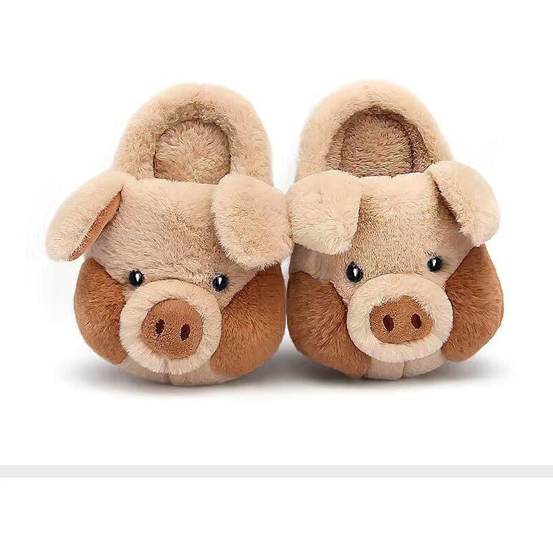 Non Slip Warm Lovers Cute Pig Slippers