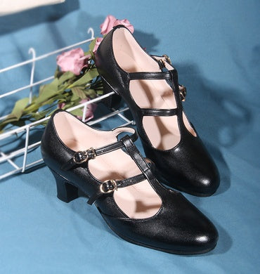 Women's Japanese Cowhide Handmade Retro Shoes