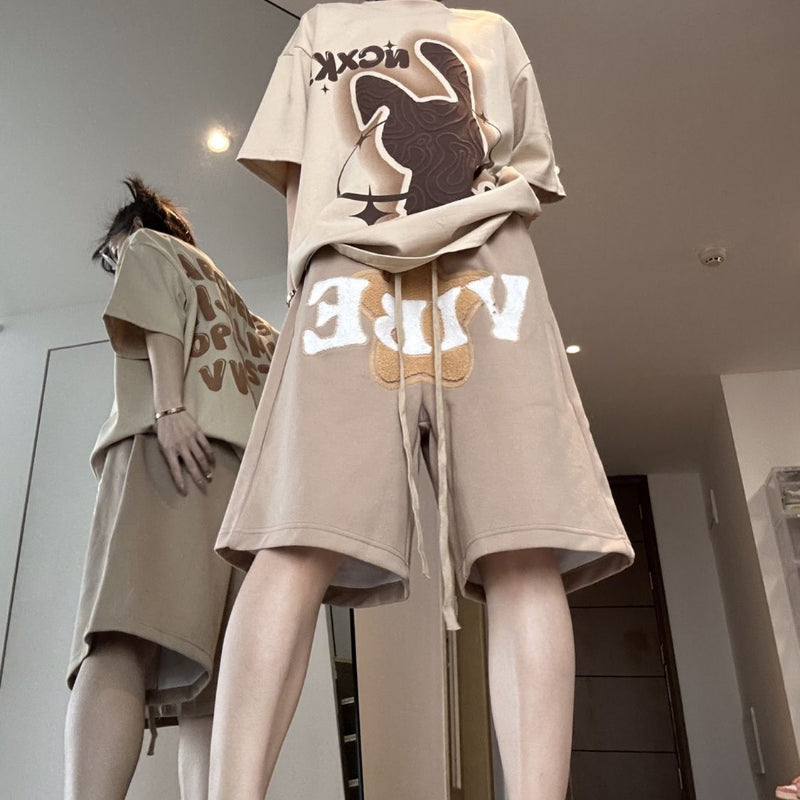 Fashion Retro Elastic Waist Capris For Men