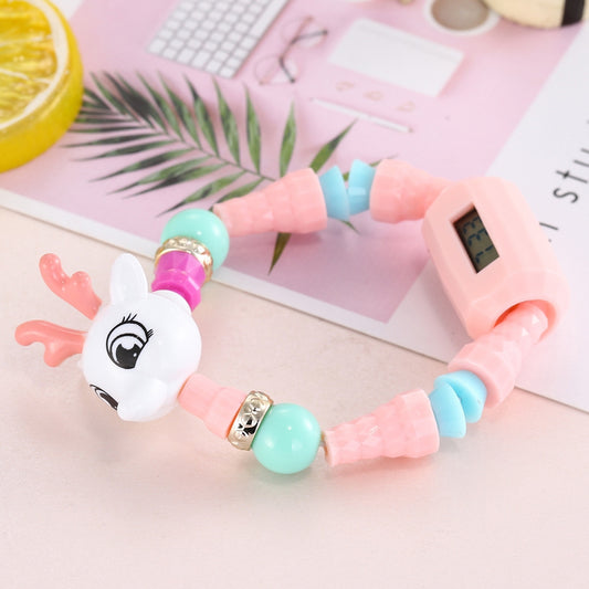 Chain Love Beaded Bracelet Animal Magic Variety Educational Toy Electronic Watch Children