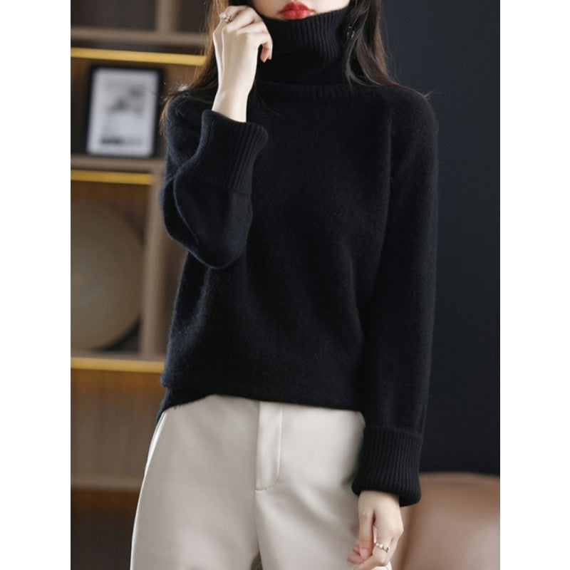 High Neck Thickened Bottoming Shirt Sense Thermal Sweater