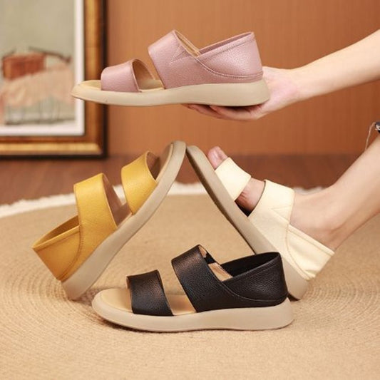 Slip-on Open Toe Roman Style Sandals