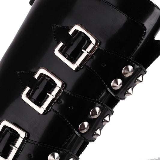 Autumn And Winter Thick Bottom High-heeled Belt Buckle