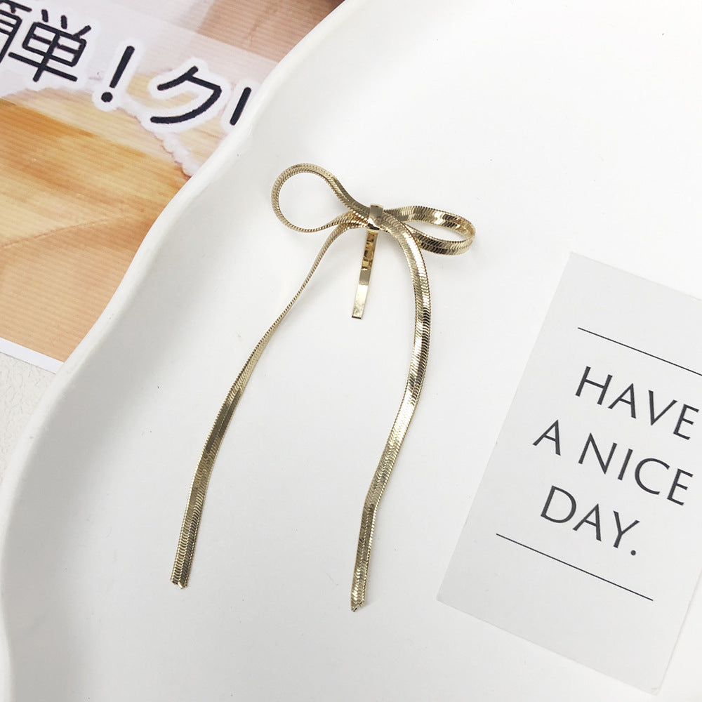 Bow Sweet And Simple Barrettes Personalized Minority Headdress