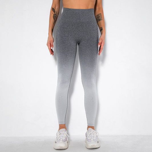 Women's Gradual Smiling Face Yoga Pants