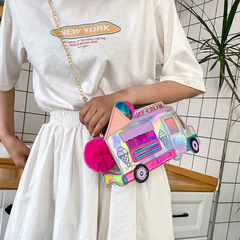 Cartoon Car Shape Women's Bag Niche