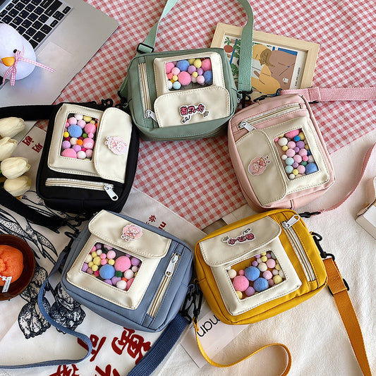 New Nylon Women's Literary Cute Shoulder Messenger Bag