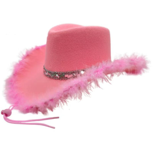 Palietbånd Opadvendte Tagudhæng Råkantet Denim Tophat
