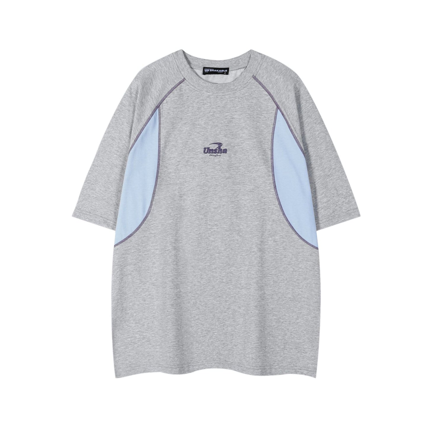 Zichi Clothing Club Sommer Ny Retro Sammenføjning Rund Hals Kortærmet