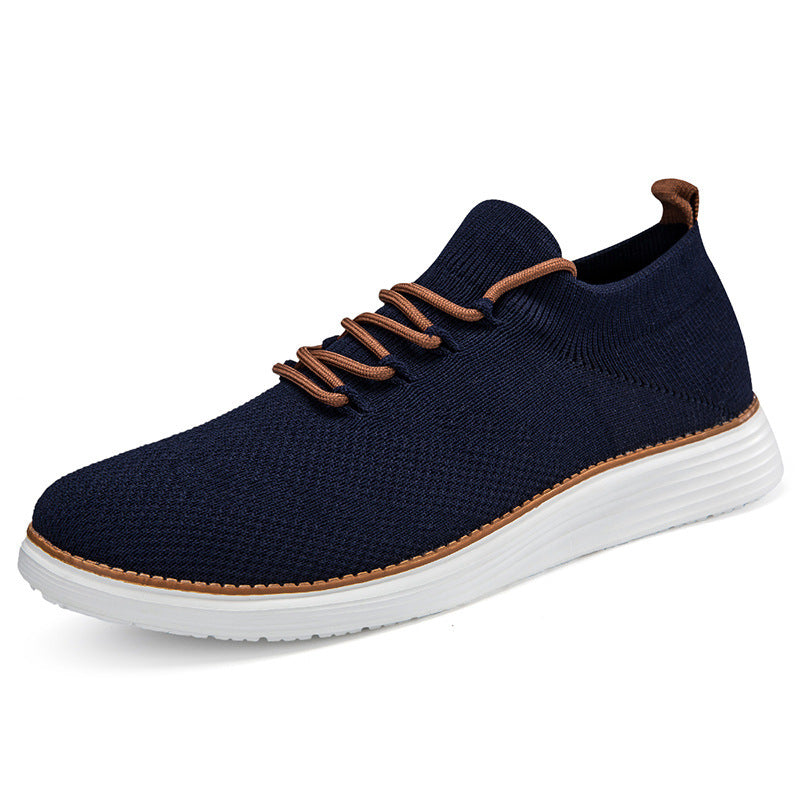 Lightweight Lace-up Casual Mens Shoes Breathable Footwear