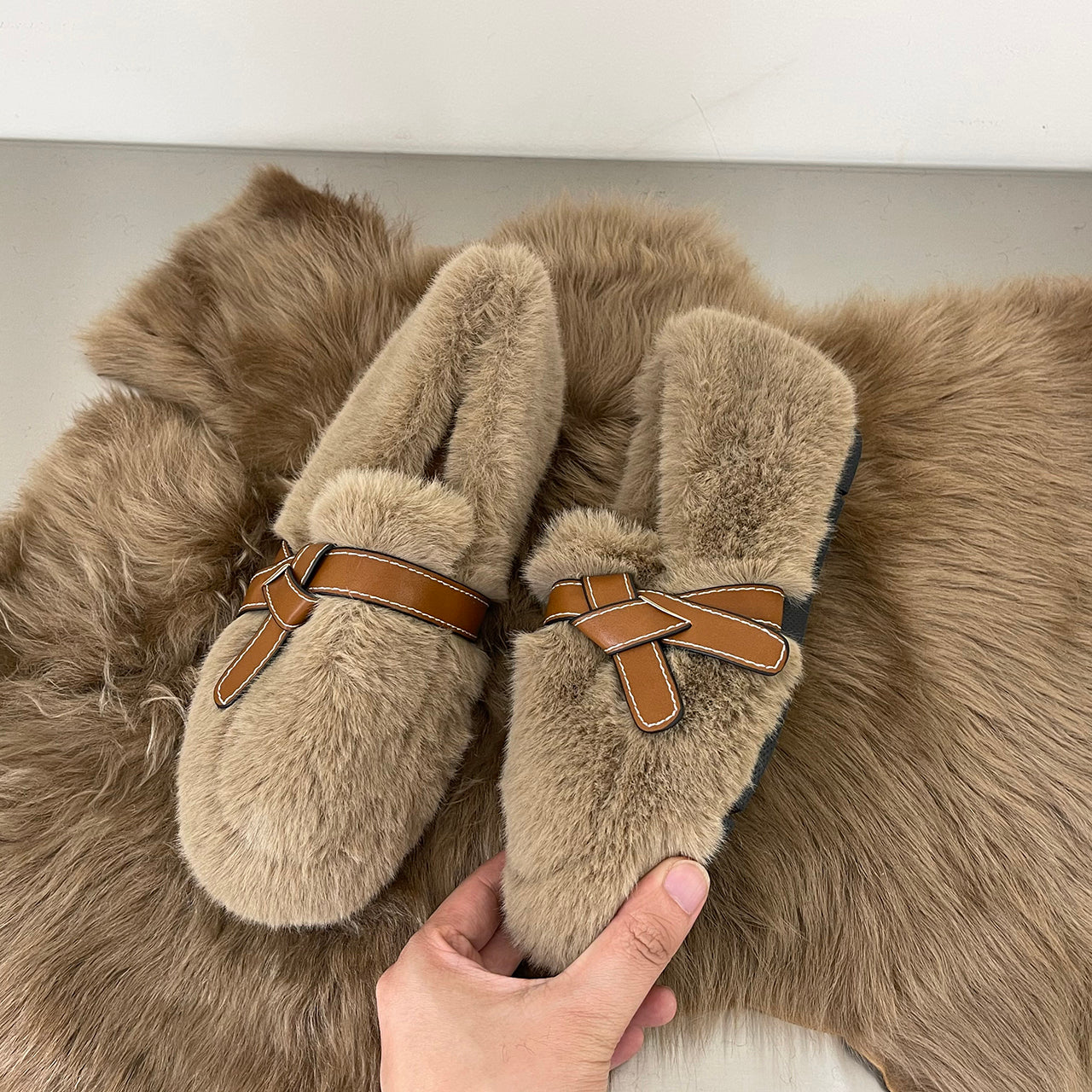 Inner Heightening Warm Thick Sole Plus Fleece Shoes