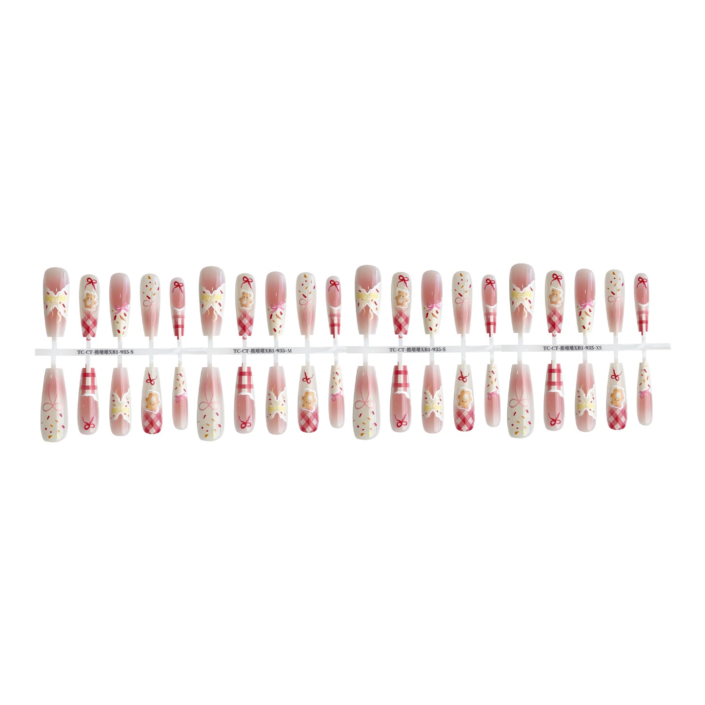 French Butterfly Bear Antique Style XINGX Wear Nail Tip
