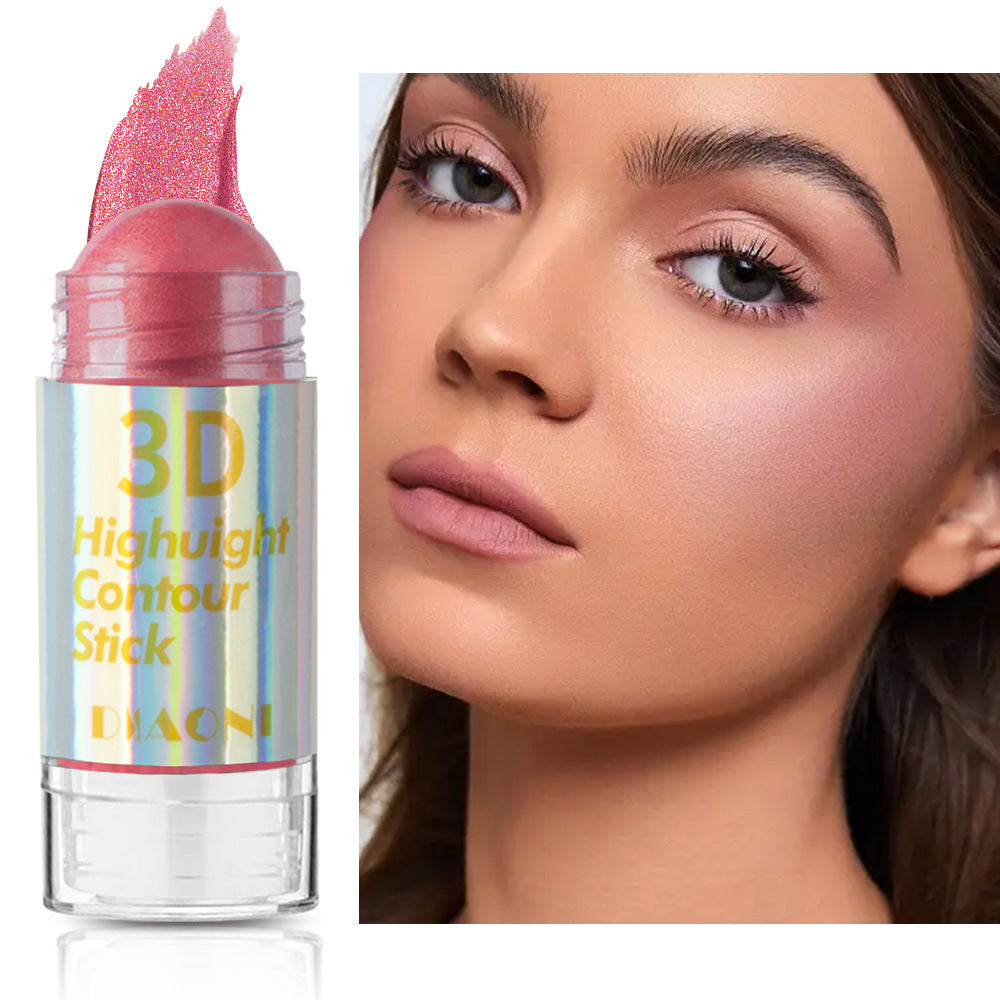 Highlight Contour Stick Outline Shading Powder Three-dimensional Brightening Crouching Silkworm Face Blusher