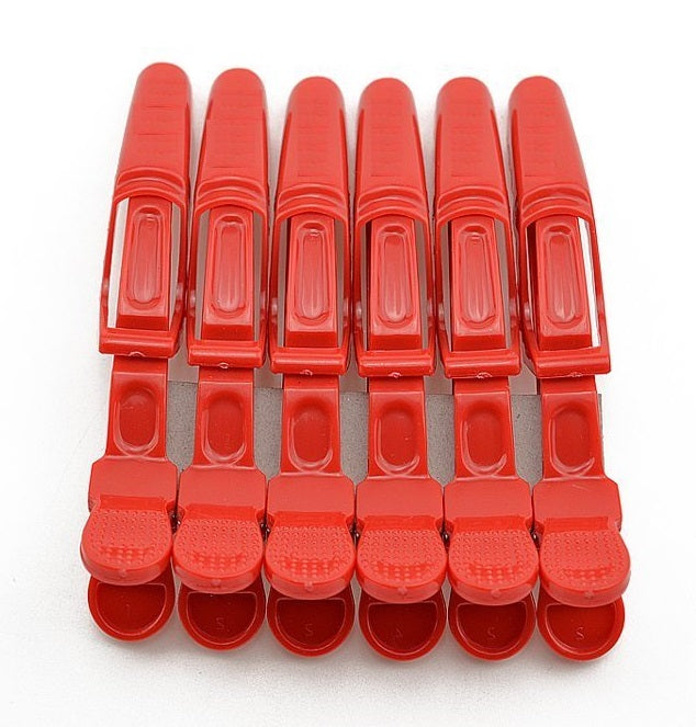 5-Color Oversized Hairpin Duckbill Plastic Grabbing Clip