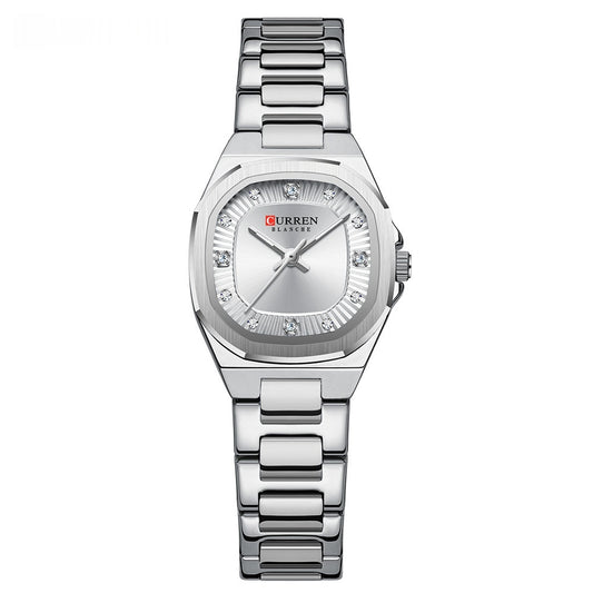 Business-Casual Womens Rhinestone Watch