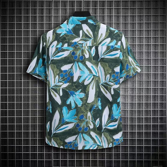 Herre Sommer Niche Design Løs Plus Size Casual Skjorte
