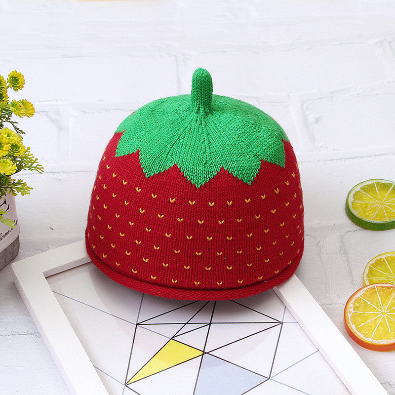 Boys And Girls Fashion Watermelon Knitting Hundred Hat