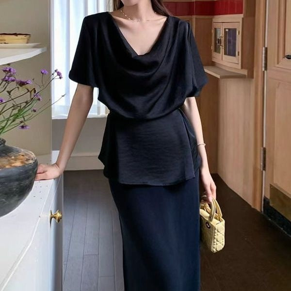 Unique And Beautiful Off-shoulder Short-sleeve Summer Top