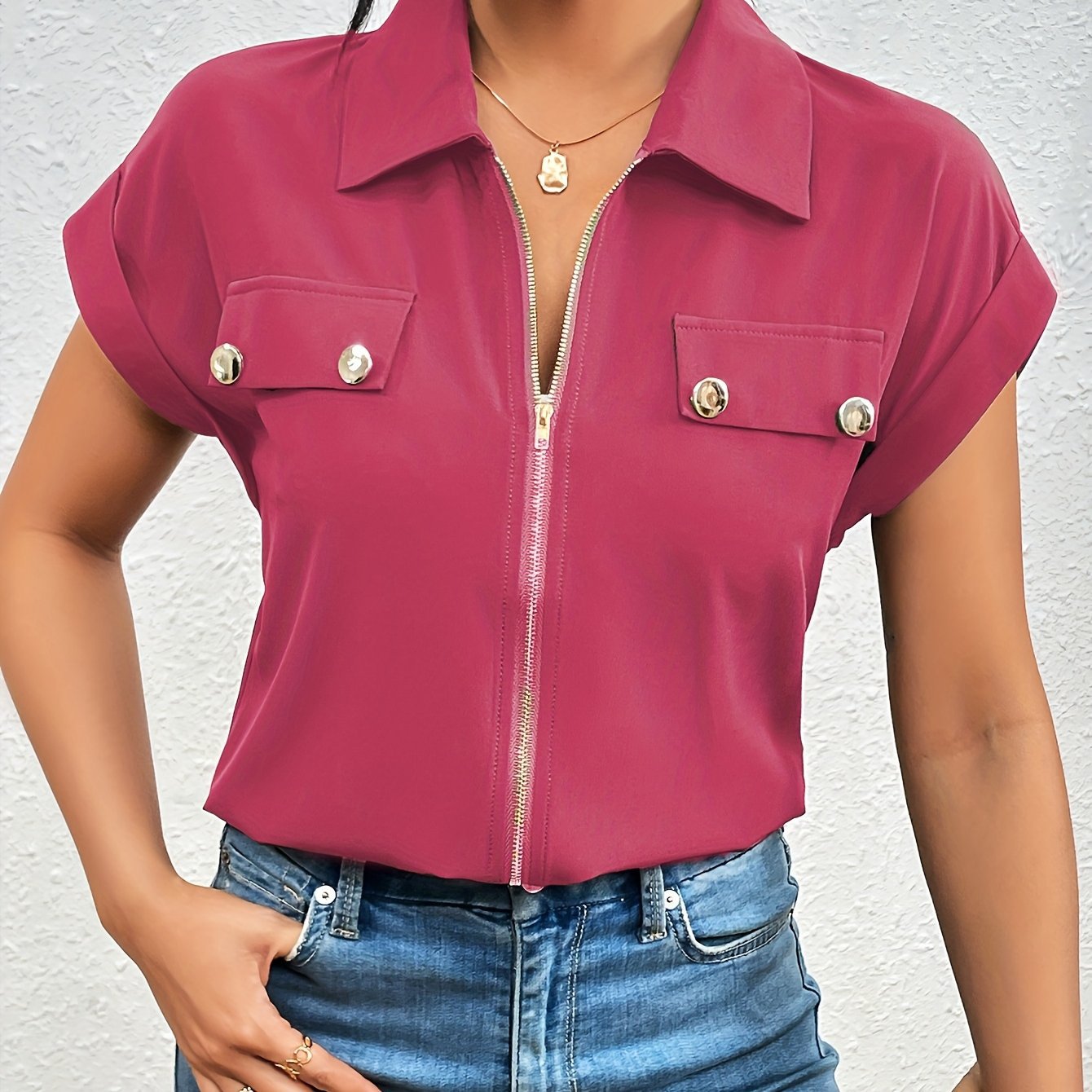 Women's Elegant And Chic Lapel Shirt