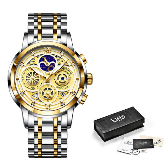 New Concept Waterproof Multi-function Watch