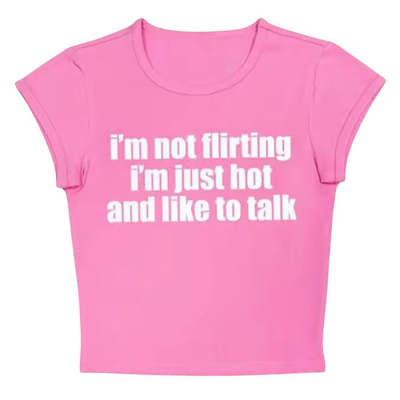 Europe And The United States Street Style Color Bow Printed Top