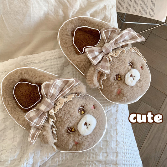 Women's Fashion Indoor Non-slip Cotton Slippers