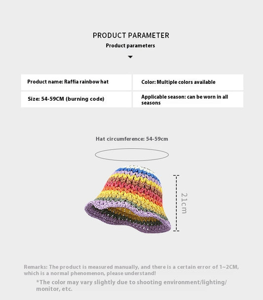 Rainbow stråbøllehat Bøllehat
