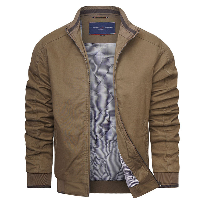 Plus Size Men's Casual Loose Padded Jacket