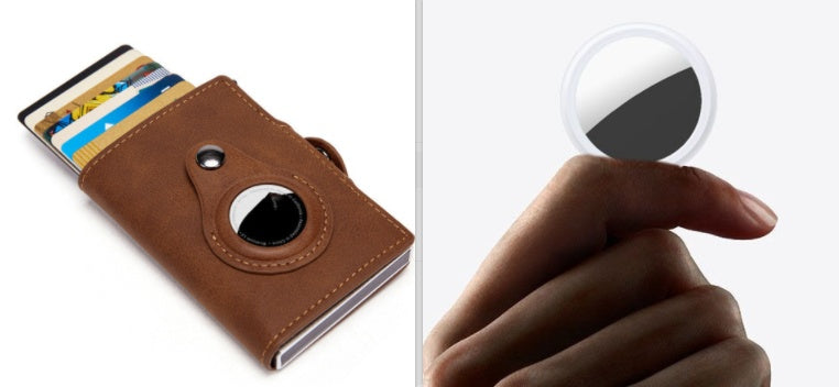 Anti-theft Brush Positioning Multi-card Aluminum Alloy Card Holder