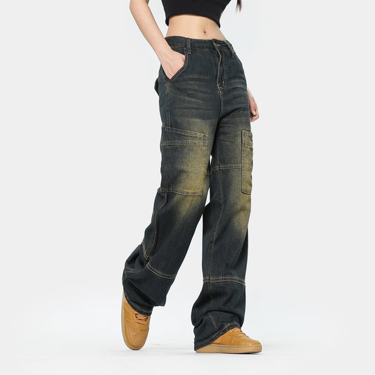 Fashion Brand Wide Leg Jeans