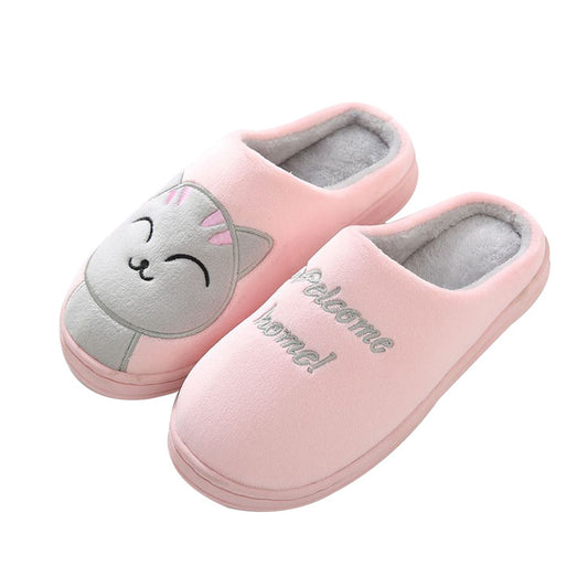 Household Warm Women's Woolen Slippers