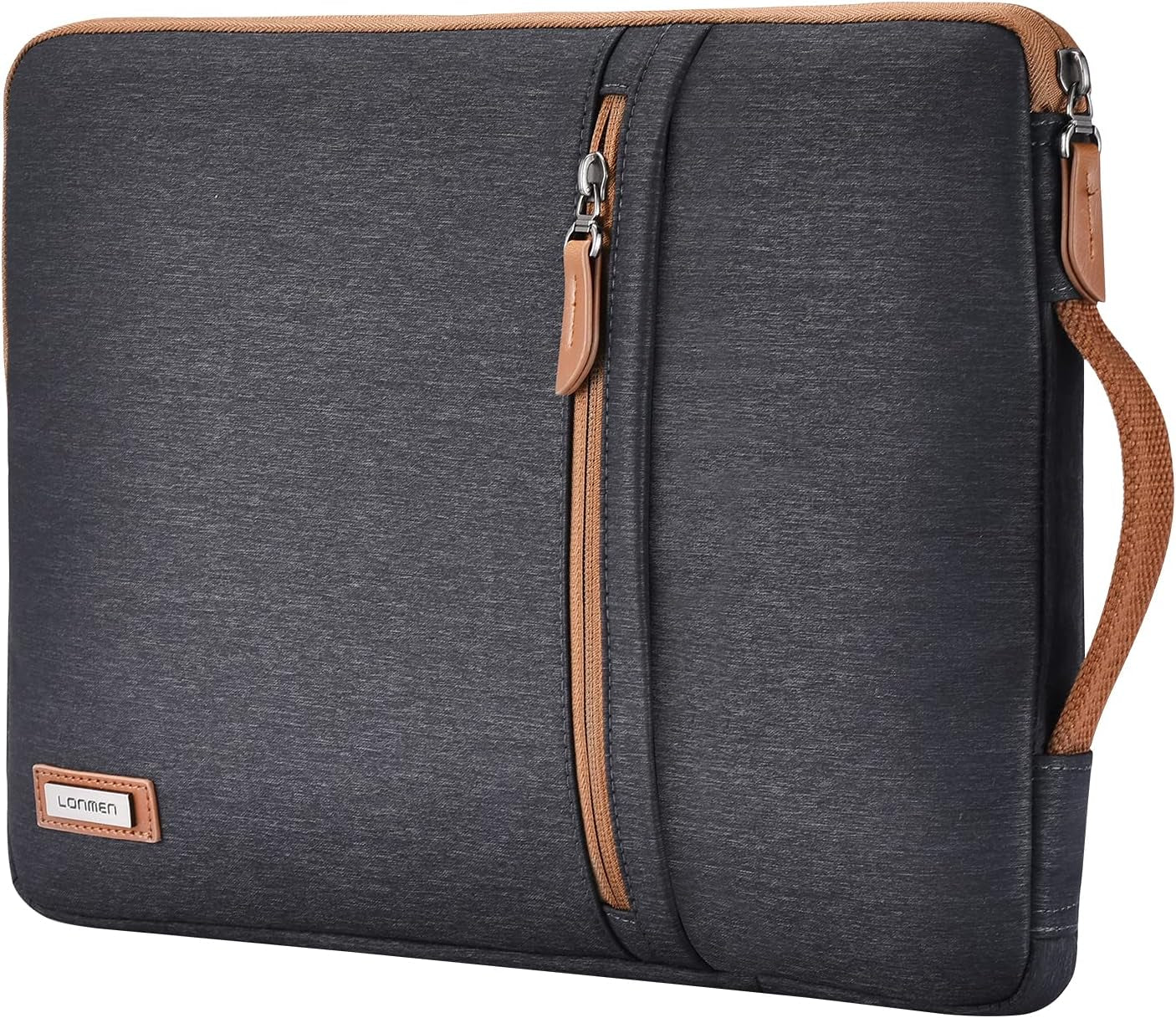 10.1 Inch Laptop Sleeve Case Water-Resistant Tablet Protective Carrying Handle Bag for 10.5" Ipad Pro/9.7" Ipad Air 2/10" Surface Go/Samsung Galaxy Tab S2 S3 S4/10.1"Lenovo Yoga Tab 3,Dark Grey